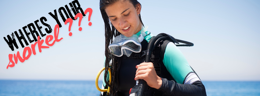 Diving with a snorkel at all dives: The Snorkel Debate