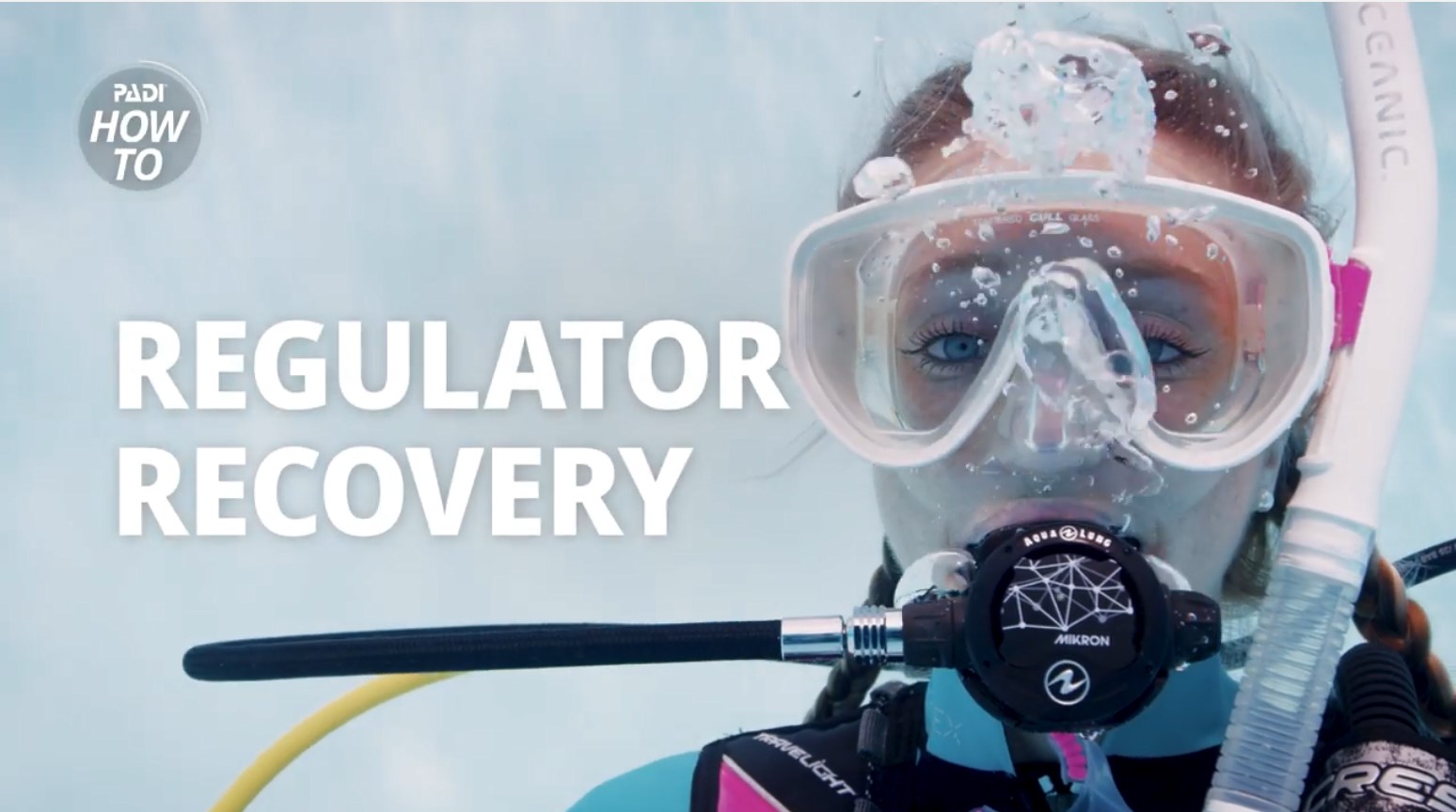 How to recover your scuba regulator and clearing it