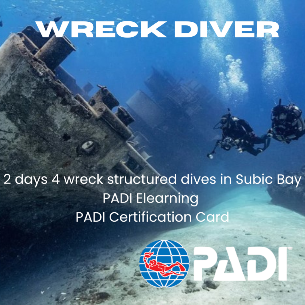 wreck diver course subic bay